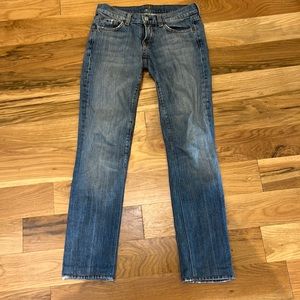 7 for all mankind boot cut jeans, size 26